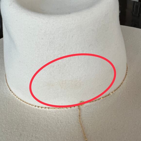 Van Palma Basile Hat in Off White NWT New Size Medium 57 main image 5